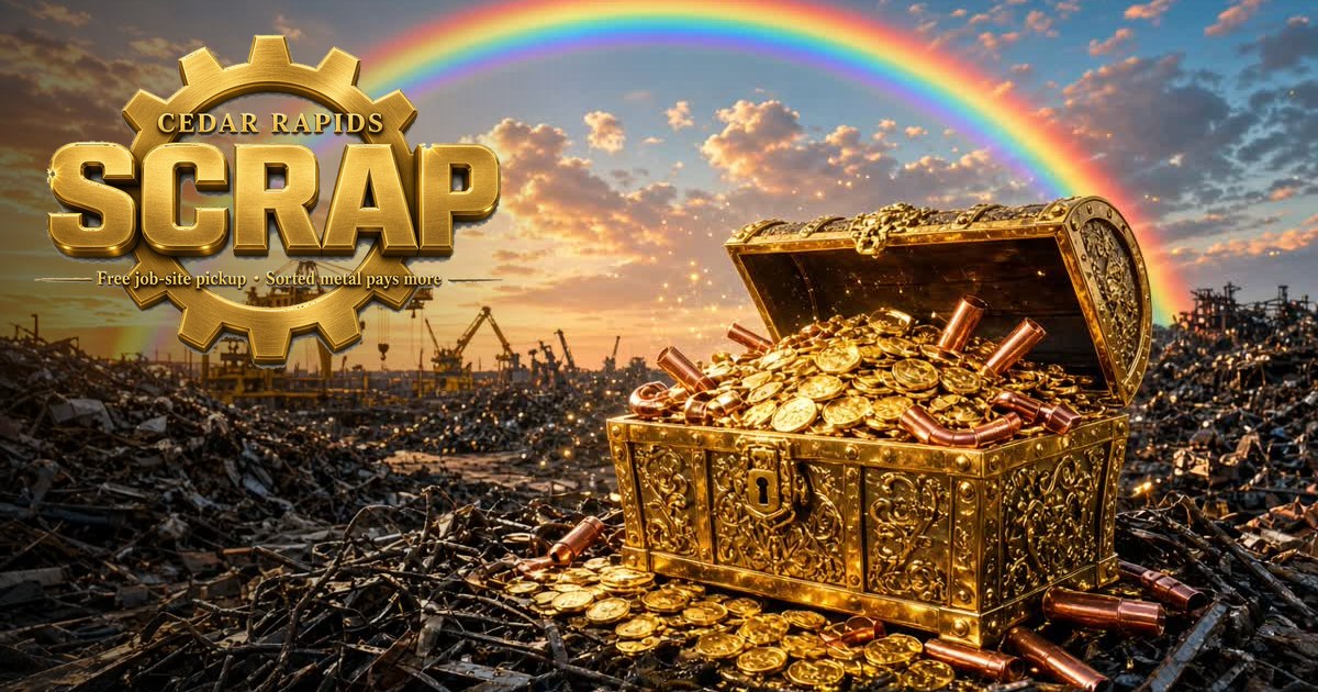 Open treasure chest of gold