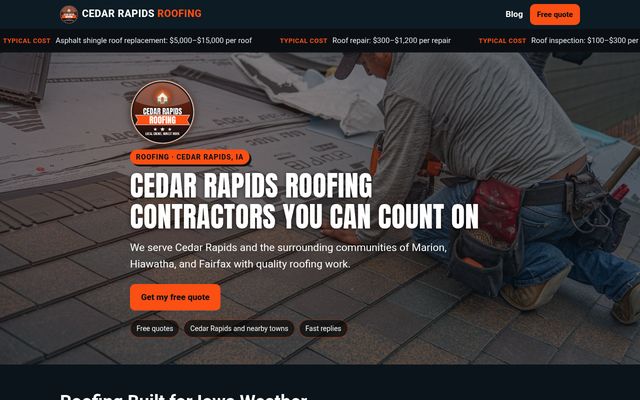 Cedar Rapids Roofing