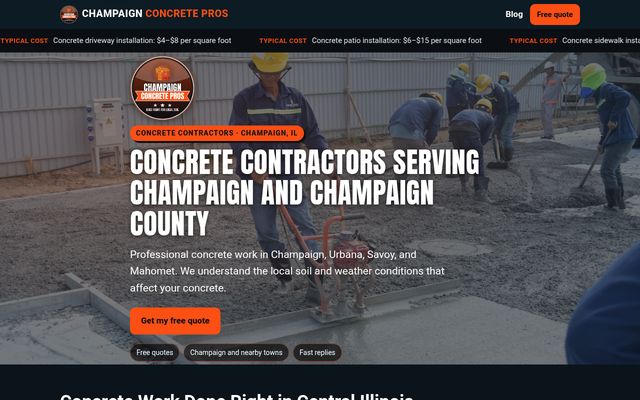 Champaign Concrete Pros