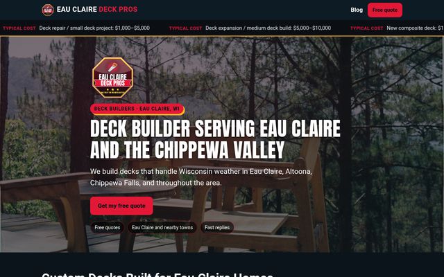 Eau Claire Deck Pros