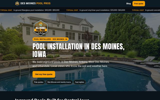 Des Moines Pool Pros