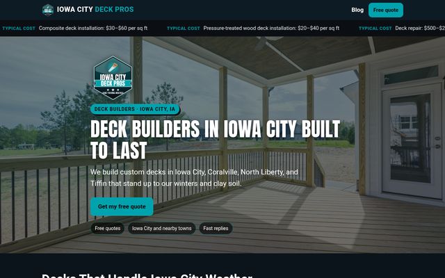 Iowa City Deck Pros