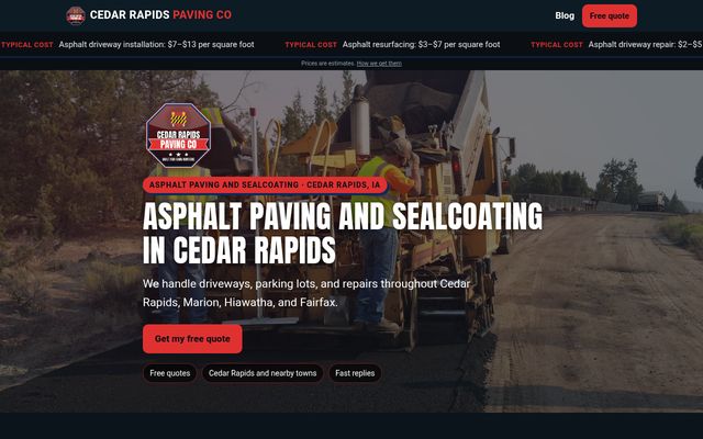 Cedar Rapids Paving Co
