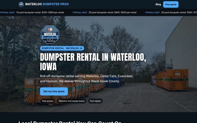 Waterloo Dumpster Pros